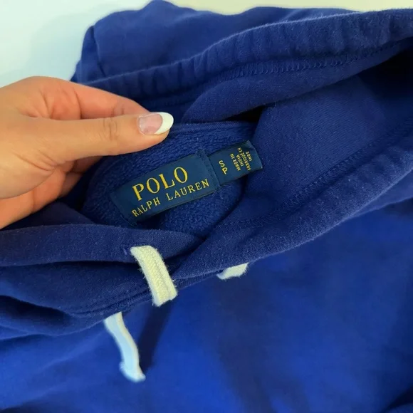 Polo Ralph Lauren Royal Blue Men's Hoodie - Picture 3 of 6